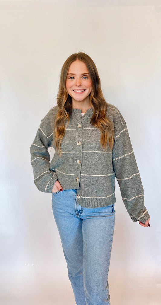 Coastal Stripe Cardigan